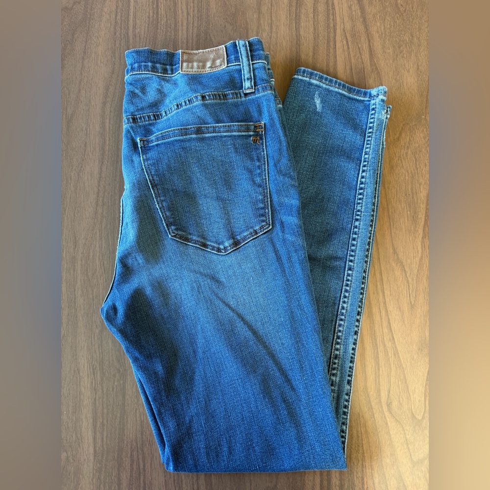 Madewell High Rise Blue Denim Jeans